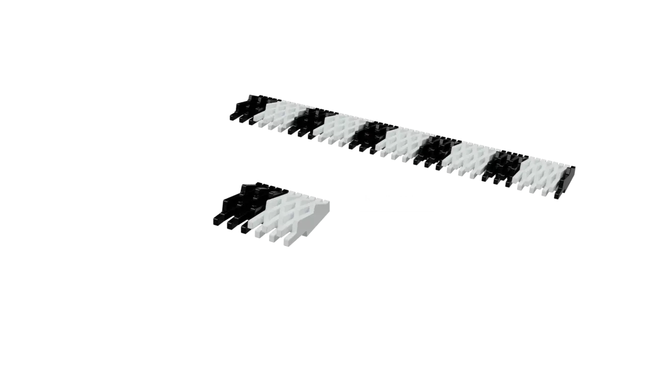 RR Janko® Kit five-seven Layout - 3D-printed - 61 Keys Bundle